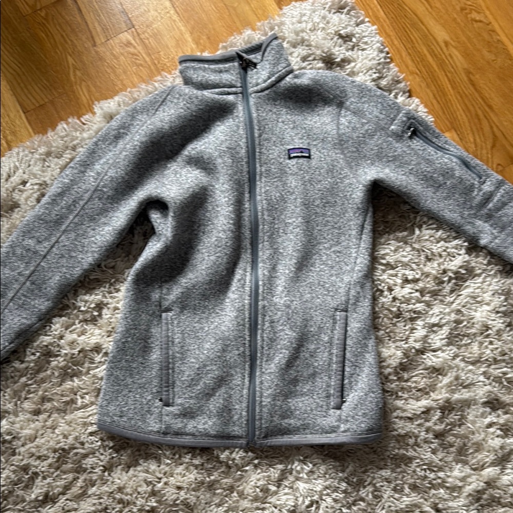 Patagonia Gray Full-Zip Fleece Better Sweater Jacket